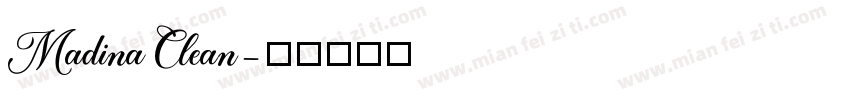 Madina Clean字体转换